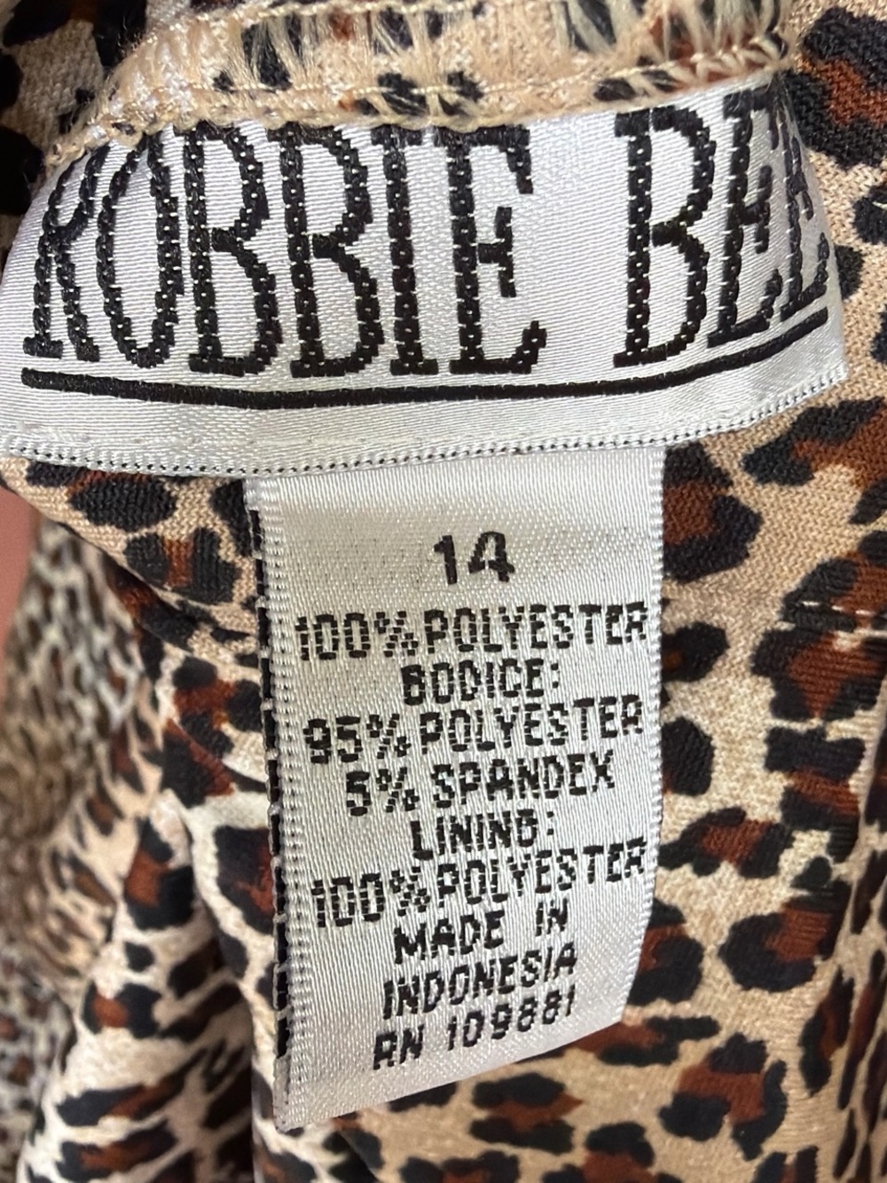 Robbie Bee Leopard Print Maxi Dress - Brown & Black - Picture 7 of 8